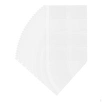 Clear Trading Card Sleeves Protectors Collectible Sheets for Business 8 Pockets