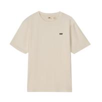 Levis Standard American Casual Soft Comfortable Round Neck Cream Short Sleeve T-Shirt Unisex Tops 004ZU-0007 S