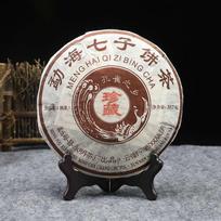 Yunnan Shu Pu Erh Old Tea Cake 2013 Peahen Town Shu Puer Tea Yunnan Qizi Cake arbatos kolekcija Ripe Puerh 357g 357g
