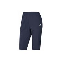 Skechers Basic Sports Series Printed Logo Solid Color Mid-Rise Quick-Dry Casual Shorts Women shorts Dark-Blue P122W040-002Z S