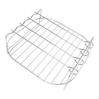 Air Fryer Rack, Double Layer BBQ Rack Portable Multipurpose Skewers Baking Tray, for