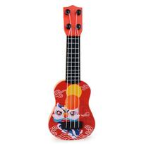 Toys Early Education Toys Classical Ukulele Musical Instrument Toy Educational Toy Small Guitar Toy Red