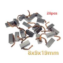 20pcs 8x9x19mm Carbon Brush For Vehicle Automobile Car Truck Heater Blower Fan Air-Blower Car Motor Carbon Brushes