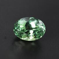 7.67 Ct SERTIFIKUOTAS Natūralus Safyras Puikus Ovalo Kirpimas Melsvai Žalias Laisvas Brangakmenis 12.4 mm approx