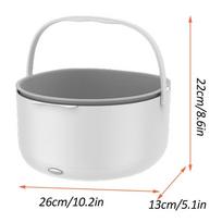 Fruit Ultrasonic Cleaner High Capacity Drain Grocery Basket Portable Fruit And Vegetable Cleansing Machine For Fruit Rice Bean