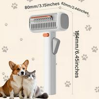 Dog Shedding Brush Self-Detangling Professional Hair Remover Pet Grooming Comb for Cats Puppy Horse Doodle Bathing Washing balta