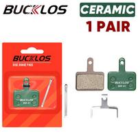 BUCKLOS Ceramic Brake Pads for B01S Road Mountain Bike Hydraulic Brake Pads Wear-resistant Bicycle Brake Pad for MT200 M525 M395 Ceramic 1Pair