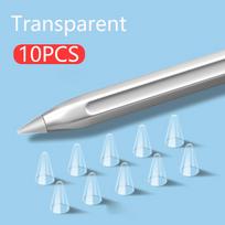 10Pcs Silicone Mute Nib Cover For Huawei M-pencil 1/2 Tip Cover Replaceable Tip For Ipad Pencil Stylus Pen Nib Protection Case gryna