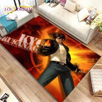 3D King of Fighters Retro Game Gamer Area Rug,Carpet Rug for Home Living Room Bedroom Sofa Doormat Decor,Kids Non-slip Floor Mat 40x60cm(15x23in)