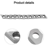 New Carbide Lathe Insert DCGT11T304 Turning Tool 10pcs Aluminum Inserts Professional For Aluminum For Turning Cutting China Mainland