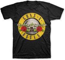 Bravado Mens Guns N Roses Bullet T-Shirt S įvairiaspalvis