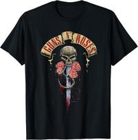 Guns N' Roses Official Skull Head T-Shirt S įvairiaspalvis