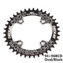 DECKAS 94+96 BCD Bicycle Chainwheel 32T/34T/36T/38T/40T/42T/44T MTB Mountain Crown Round Oval  For M4000 M4050 GX NX X1 Crank 40T