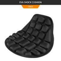 Motociklų sėdynės užvalkalas pagalvėlė juodas EVA putų minkštas patogus sėdynės pagalvėlė universalus motociklui elektriniam dviračiui black 1pc