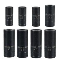 8pcs Tap Socket Set 1/4 3/8 Wrench Drill Bit Adapter Double Head Square Tap Socket Ratchets Driver For Automotive Home Repairs China Mainland