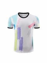 Football training clothes manufacturers wholesale professional badminton table tennis quick-drying short-sleeved training clothes summer transparent 3XS balta