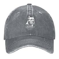 New Dogo Argentino dog portrait Baseball Cap birthday hard hat fashionable Sun Cap Women Beach Fashion Unisexs