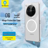 OPPO Find N6 Fold Clear Magnetic Hinge Protection Case For OPPO Find N6