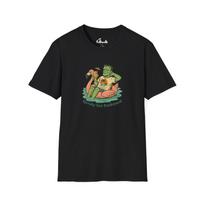 Summered Frankenstein Halloween Unisex T-Shirt Summer Vibes Spooky but Sunkissed S įvairiaspalvis