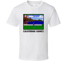 California Games Video Game Classic Retro Fan T Shirt Unisex T-Shirt S įvairiaspalvis