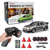 Mini RC Drift Car 1/43 with Gyroscope, 4WD Full Proportional RC Car, 2.4GHZ Hobby Grade Remote Control Cars, RTR Model Vehicle, 20+KM/H High Speed for