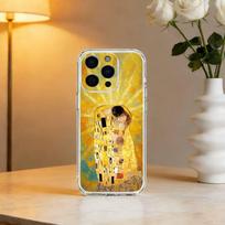 The Kiss G-Gustav Klimt P-Painting Phone Case For iPhone 17 16 15 14 13 12 11 Mini Pro Max Plus Transparent Cover iPhone16plus