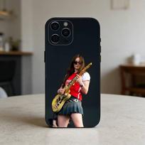 Wet L-Leg Phone Case For iPhone 17,16,15,14,13,12,11 Plus,Pro Max,SE4Soft Silicone Black Cover iPhone15plus