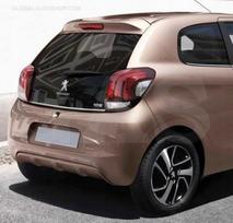 Peugeot 108 - Chromuota juosta bagažinės dangčiui