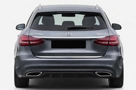 Chromuota juosta ant bagažinės dangčio Mercedes C klasės S205 - Elegantiškas stiliaus akcentas