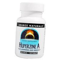 Huperzinas A, Huperzine A 200, Source Naturals 120 tab. (72355020) 120tab