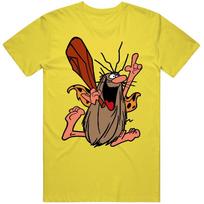 Kapitonas Urvinis Animacinis Klasikinis Unisex Minkštas Medvilninis Marškinėlis XL brown