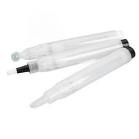 3 Pcs Brush Tip Twist Pen with Empty Roller Ball Bottle Brush Tip Pen Twist Type Cosmetic Container Applicator for