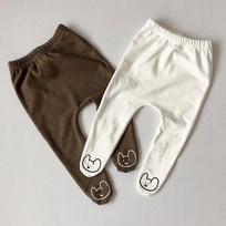 2022 Baby Bear Hooded Onesie: Cute Spring/Fall Long-Sleeve Climbing Suit for Boys and Girls 90 cm
