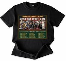 Bob Dylan Rough And Rowdy Ways Tour 2026 100% Cotton T-shirt Mens Tees Top, Gif Fan 4XL