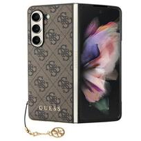 Etui do Samsung Galaxy Z Fold5 Guess 4G Charms Brązowe