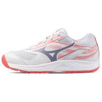 Mizuno BREAK SHOT 5 Jr.AC Cushioning Tennis Shoes Unisex White Orange 61GA255561 38.5