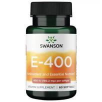 Swanson Premium E-400 - 60 minkštųjų kapsulių