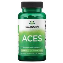 Swanson Aces - Vitaminai A, C, E ir selenas 60 minkštųjų kapsulių