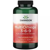 SWANSON EFA BORAGE OIL 1000 MG 60 minkštųjų kapsulių