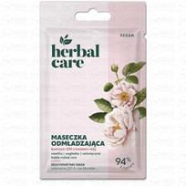 HERBAL CARE veganiška jauninančioji veido kaukė su kofermentu Q10 ir rožių žiedais