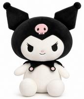 Kuromi pliušinis žaislas, juodas, 23 cm