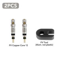 2/6/12Pcs Bicycle Removable Presta Valve Core Bike Replacement Brass Tubeless Core Remover Tool for Tubeless for Road MTB Bike 2PCS-Set A