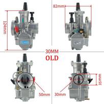 For KOsO OKO 24 26 28 30 3234mm Blue Bowl 2T 4T Universal ScooterATV Dirt Bike KElHIN PWK Racing Carburetor With FreeJet Set Old-30MM