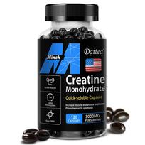 Creatine Monohydrate 3000 Mg Dietary Supplement, With Creatine Pyruvate, 120 Softgels Per Bottle 120 Capsules