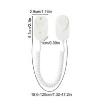Magnetic Remote Holder TV Controller Holder with Retractable Spring Rope Anti-Lost Controller Bracket for RV Bedroom Home Wall balta
