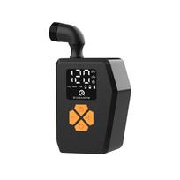 Smart Electric Air Pump Digital Screen Portable Bike Inflator for MTB Road Bicycle Tire Quick Fill fits Clik Presta Schrader E7VC-Orange