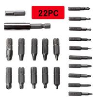 22PC Double Head Broken Screw Extractor Reverse Thread Bolt Removal Tool For Home Repairs DIY Projects Screw Extraction Tools China Mainland