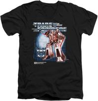 Transformers 40th Anniversary Starscream Box Unisex Adult V-Neck T Shirt S įvairiaspalvis