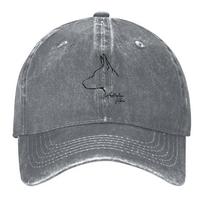 New Australian Kelpie Dog Canine Profile Baseball Cap designer cap Beach Outing sun hat Hat Unisex For Girls Unisexs