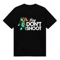 Don' Shoot Game Arc Raiders Tshirt Unisex Streetwear Hip Hop Cotton Short Sleeve Male T-shirt O-neck Fashion Loose Men T Shirts S įvairiaspalvis